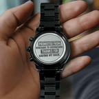 Personalized Groomsmen Watch - From Wingman to Groomsman