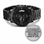Personalized Groomsmen Watch - From Wingman to Groomsman