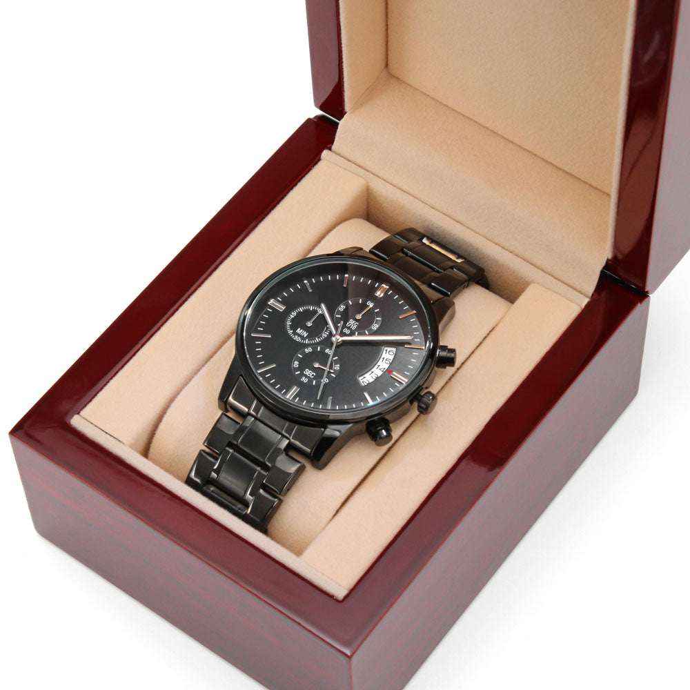 Personalized Groomsmen Watch - From Wingman to Groomsman