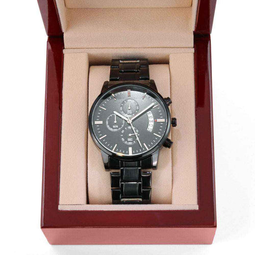 Men's Engraved Watch Psalm Gift - A Timeless Reminder of Faith