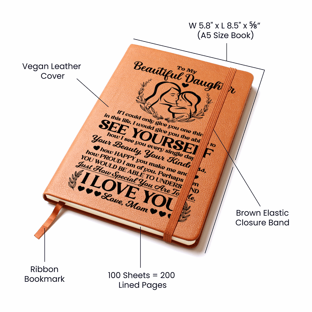 Daughter's Inspirational Journal - A Heartfelt Keepsake for Your Beautiful Daughter