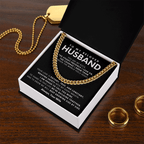 Cuban Link Chain Necklace - Meaningful Gift for Husband | Stainless Steel or Gold