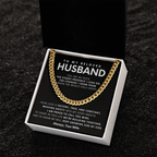 Cuban Link Chain Necklace - Meaningful Gift for Husband | Stainless Steel or Gold