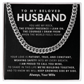 Cuban Link Chain Necklace - Meaningful Gift for Husband | Stainless Steel or Gold