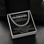 Cuban Link Chain Necklace - Meaningful Gift for Husband | Stainless Steel or Gold