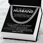Cuban Link Chain Necklace - Meaningful Gift for Husband | Stainless Steel or Gold