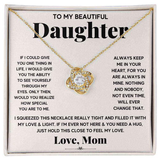 Love Knot Necklace for Daughter - A Symbol of Unbreakable Bond