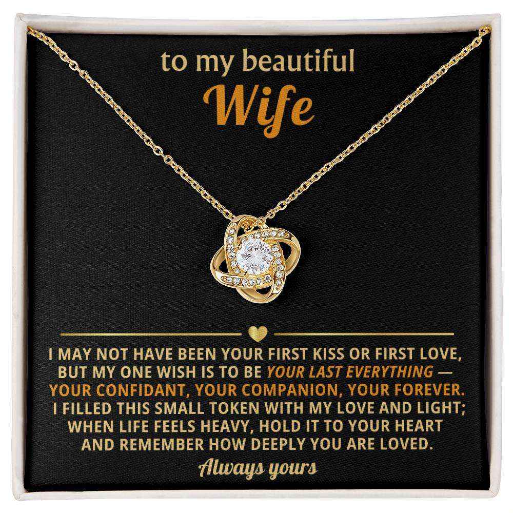 Love Knot Necklace for Wife - A Timeless Symbol of Your Unbreakable Bond