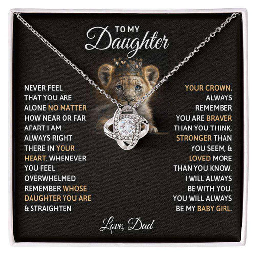 Love Knot Necklace for Daughter - A Timeless Gift That Celebrates Your Bond