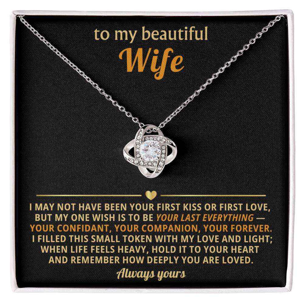 Love Knot Necklace for Wife - A Timeless Symbol of Your Unbreakable Bond