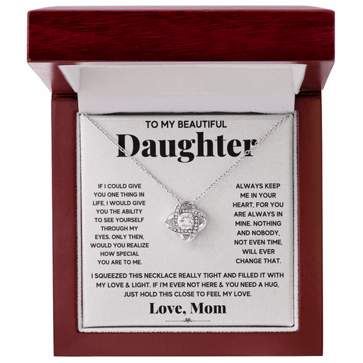 Love Knot Necklace for Daughter - A Symbol of Unbreakable Bond