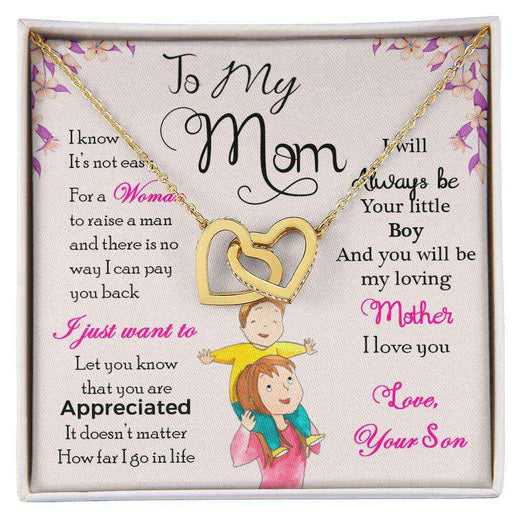 Interlocking Hearts Necklace: A Timeless Gift for Your Mom