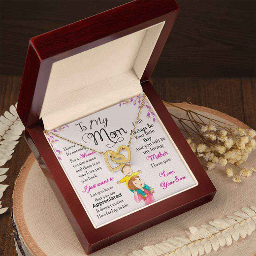 Interlocking Hearts Necklace: A Timeless Gift for Your Mom