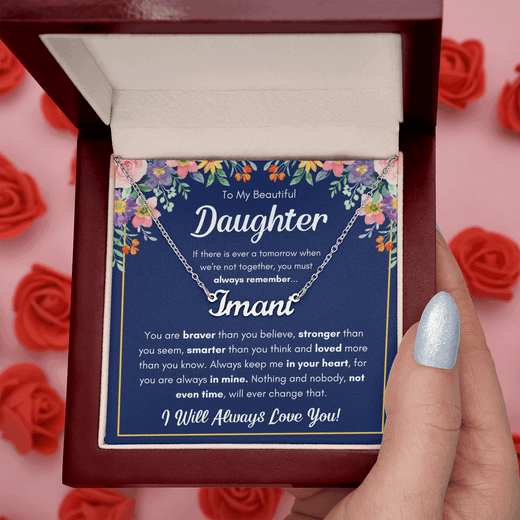 Personalized Name Necklace Gift for Your Daughter – Braver Name Necklace Set