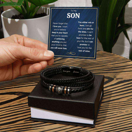 To My Son Skies Bracelet - A Heartfelt Gift for Him