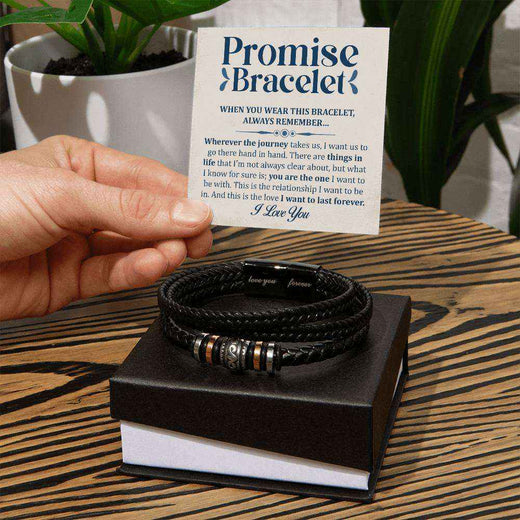 Love You Forever Promise Bracelet - A Timeless Gift for the Man You Cherish