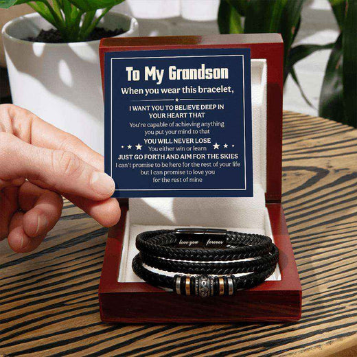 Grandson Love You Forever Bracelet - A Heartfelt Gift for Lasting Memories