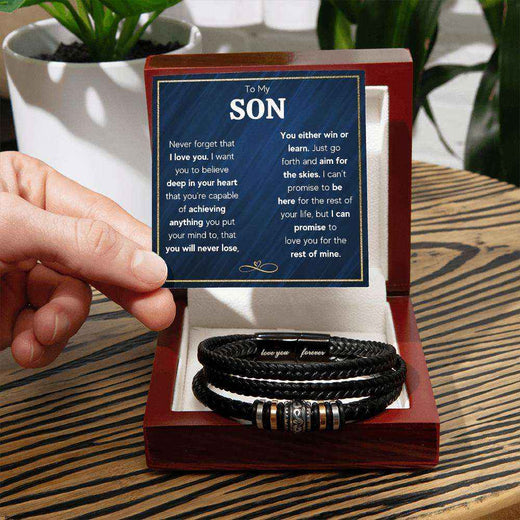 To My Son Skies Bracelet - A Heartfelt Gift for Him