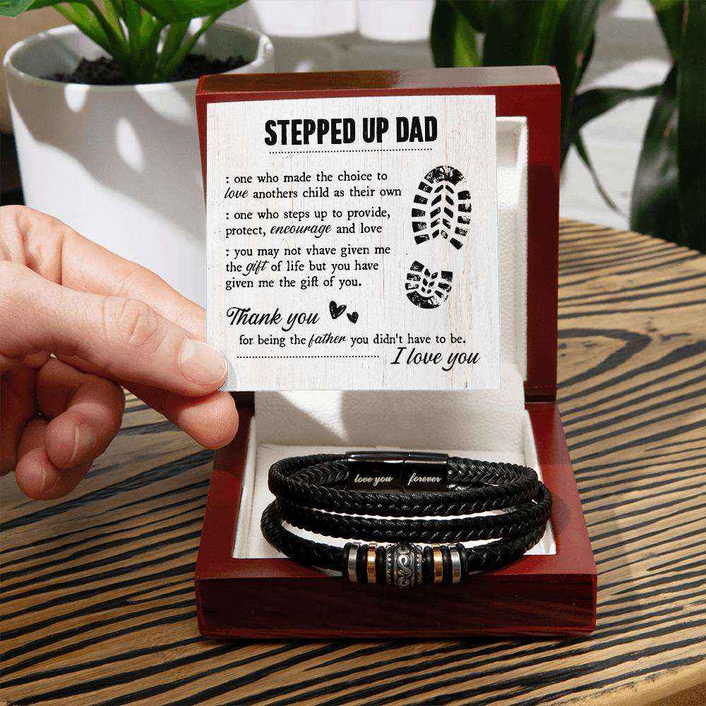 To My Step Dad Gift Of Life Bracelet
