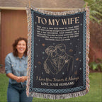 To My Wife - Heirloom Woven Blanket