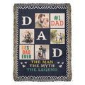 Best Dad Ever Blanket - Personalized Keepsake Gift for Dad