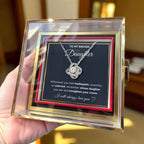 Badass Crown Daughter Birthday Necklace - A Timeless Gift of Love