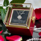 Badass Crown Daughter Birthday Necklace - A Timeless Gift of Love