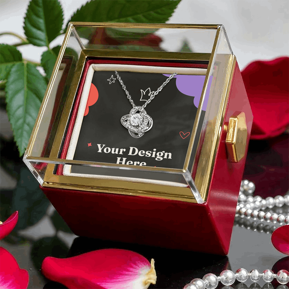Breathing Interlocking Daughter Birthday Necklace - A Timeless Gift of Love