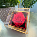 I'm Sorry Gifts For Her - Love Knot with Rotating Rose Gift Box