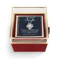 Badass Crown Daughter Birthday Necklace - A Timeless Gift of Love