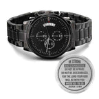 Men's Watch, Be Strong and Courageous, Joshua 1:9