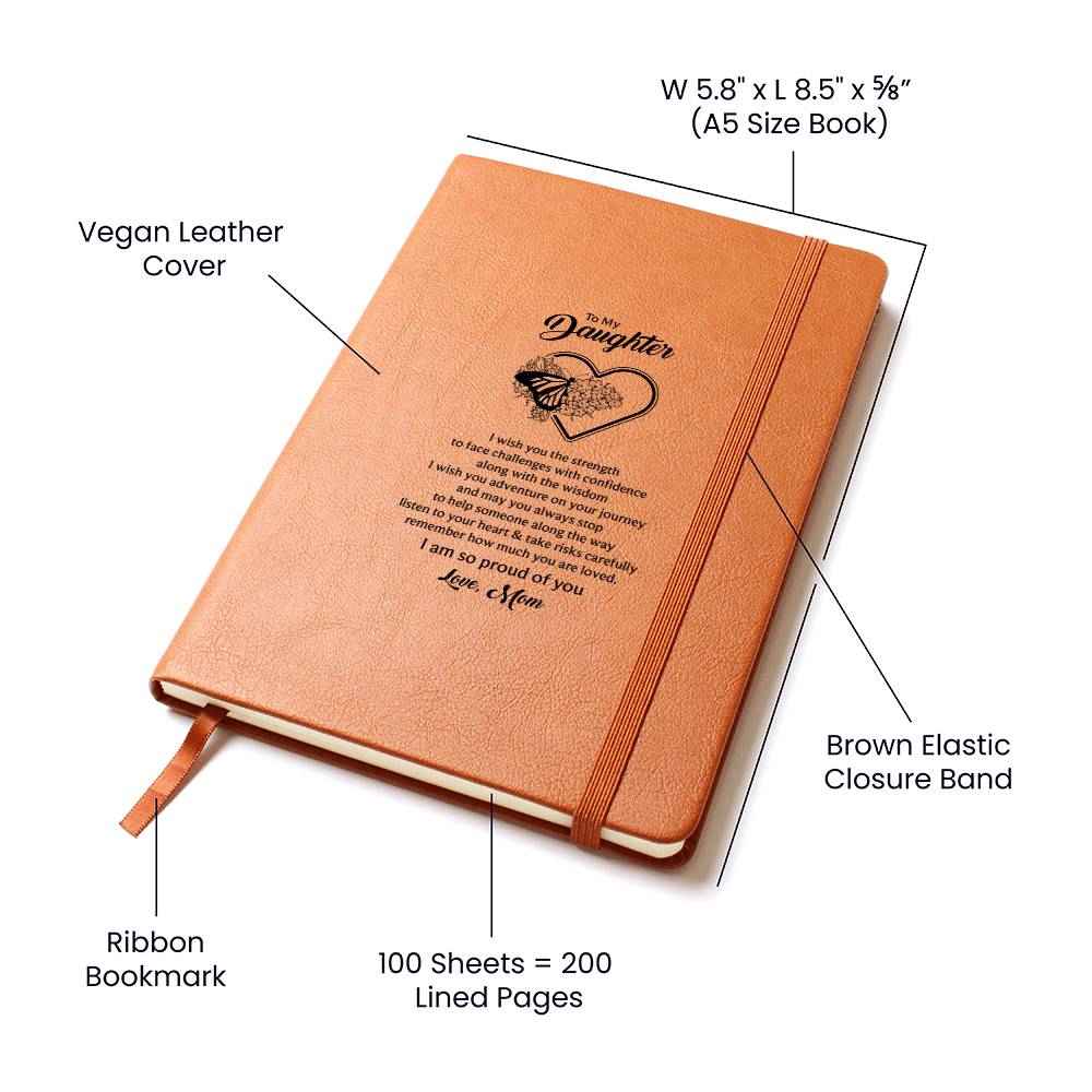 To My Daughter Butterfly Journal: A Heartfelt Keepsake for Memories and Dreams