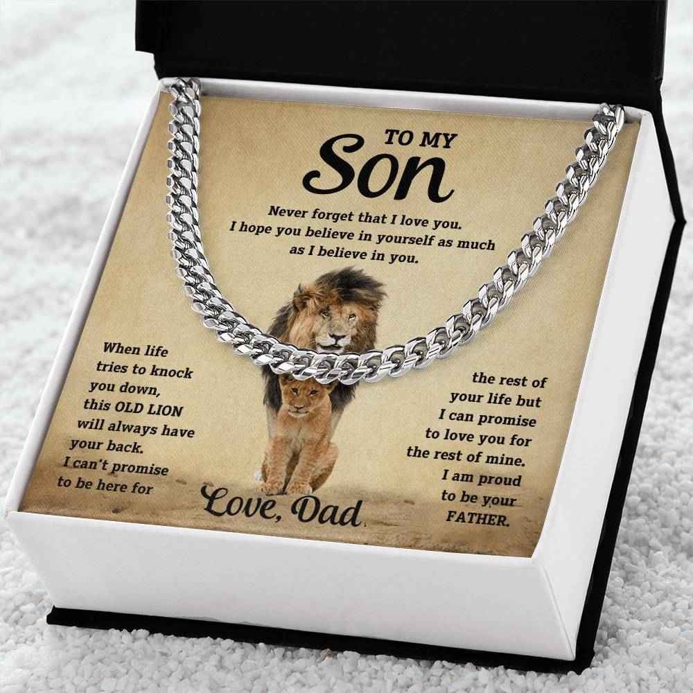 To My Son, Never Forget That I Love You