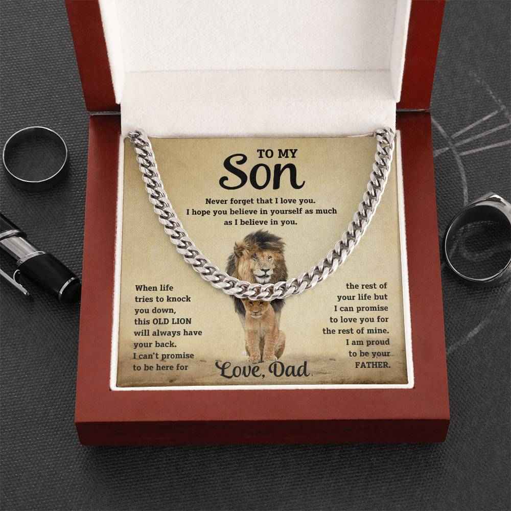 To My Son, Never Forget That I Love You