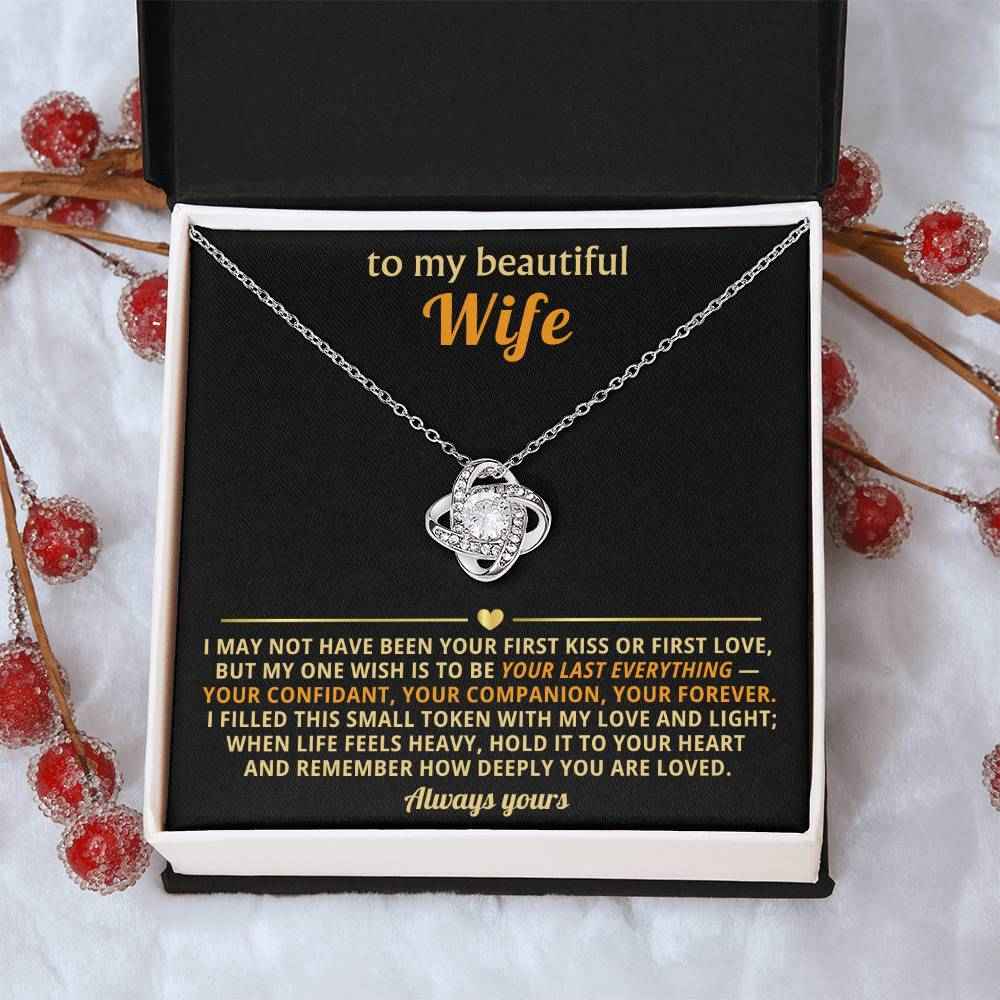 Love Knot Necklace for Wife - A Timeless Symbol of Your Unbreakable Bond