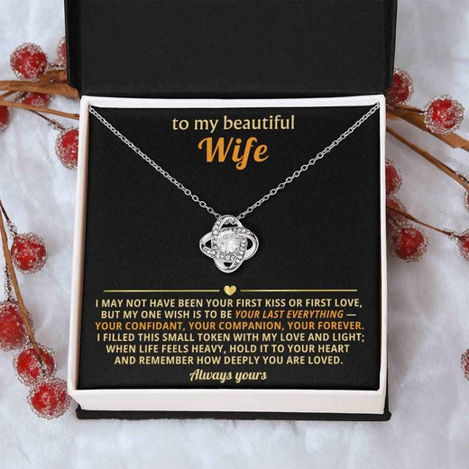 Love Knot Necklace for Wife - A Timeless Symbol of Your Unbreakable Bond