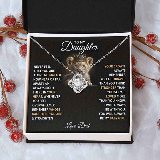 Love Knot Necklace for Daughter - A Timeless Gift That Celebrates Your Bond