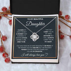 Love Knot Necklace for Daughter - A Heartfelt Gift She'll Treasure Forever