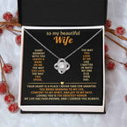 Love Knot Necklace for Wife: A Symbol of Our Unbreakable Bond