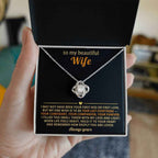 Love Knot Necklace for Wife - A Timeless Symbol of Your Unbreakable Bond