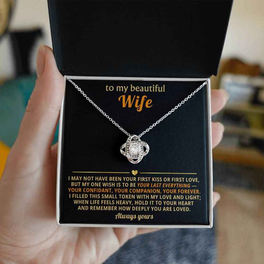 Love Knot Necklace for Wife - A Timeless Symbol of Your Unbreakable Bond