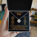 Love Knot Necklace for Wife: A Symbol of Our Unbreakable Bond