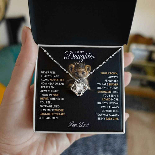 Love Knot Necklace for Daughter - A Timeless Gift That Celebrates Your Bond