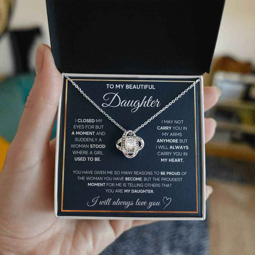 Love Knot Necklace for Daughter - A Heartfelt Gift She'll Treasure Forever