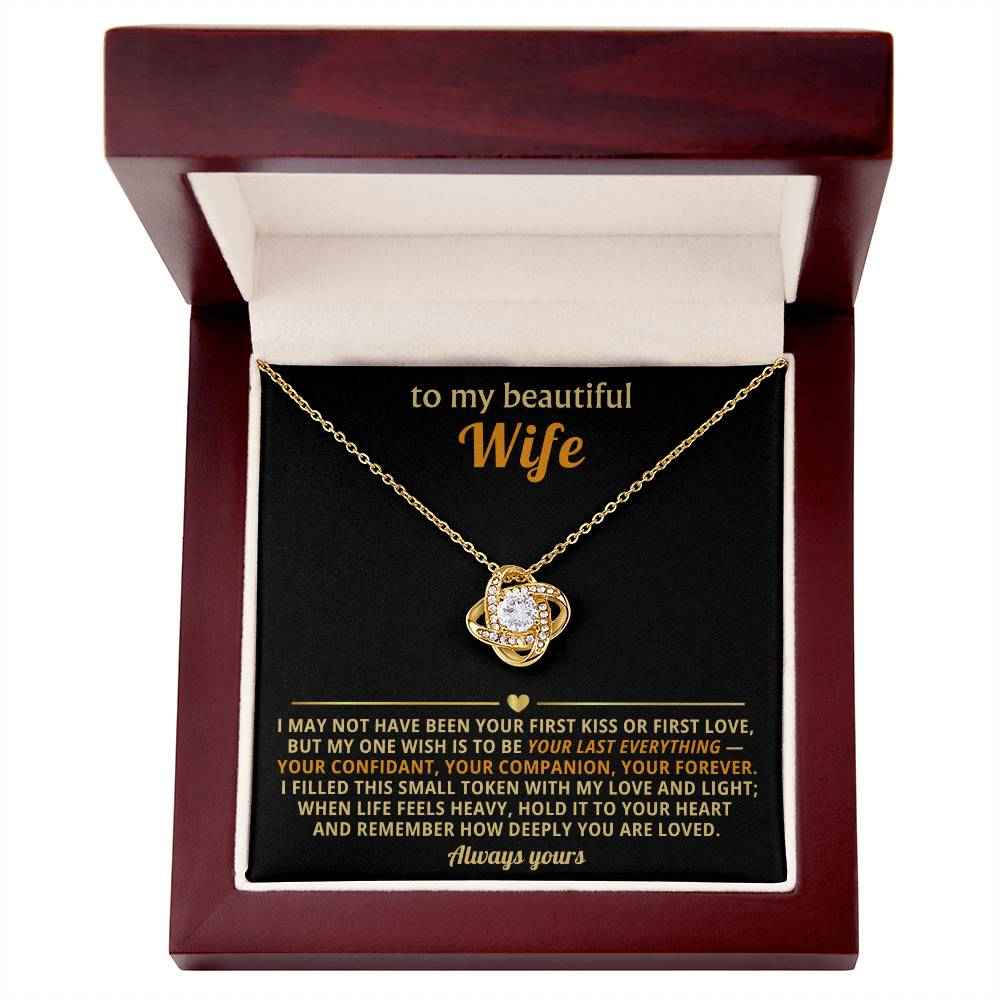 Love Knot Necklace for Wife - A Timeless Symbol of Your Unbreakable Bond