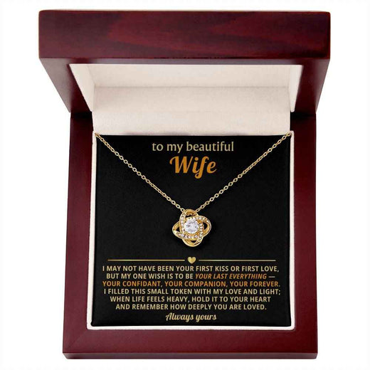 Love Knot Necklace for Wife - A Timeless Symbol of Your Unbreakable Bond