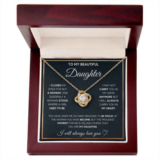 Love Knot Necklace for Daughter - A Heartfelt Gift She'll Treasure Forever