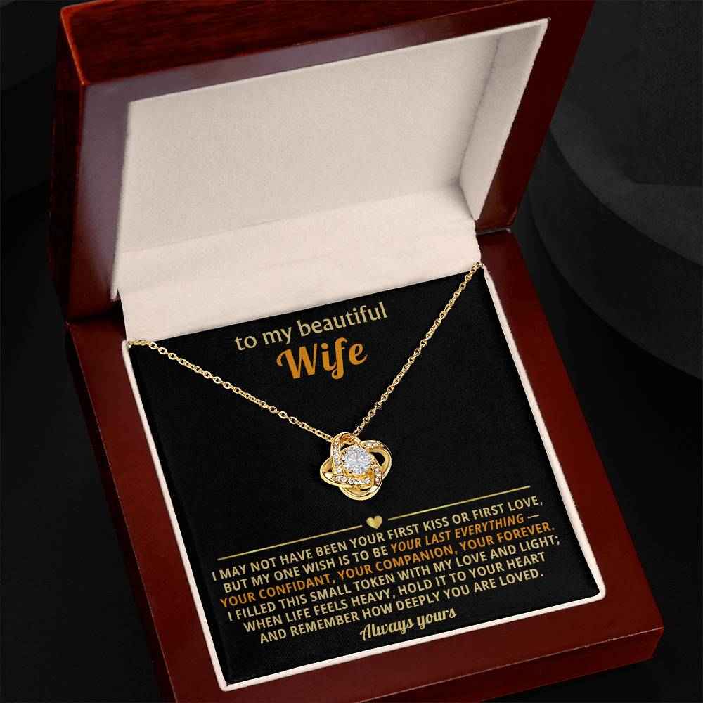 Love Knot Necklace for Wife - A Timeless Symbol of Your Unbreakable Bond