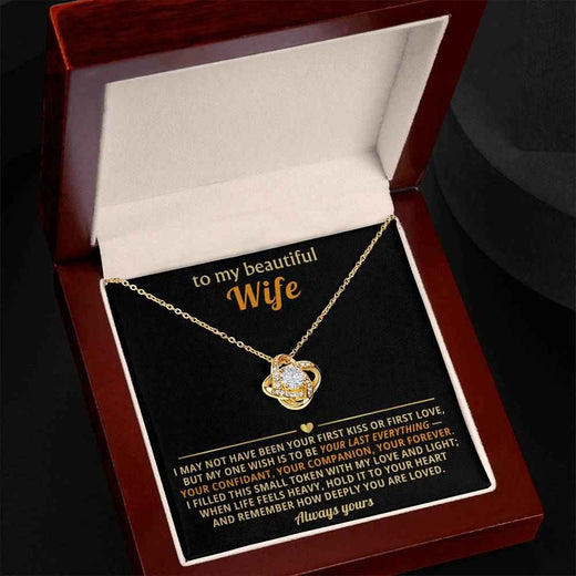 Love Knot Necklace for Wife - A Timeless Symbol of Your Unbreakable Bond