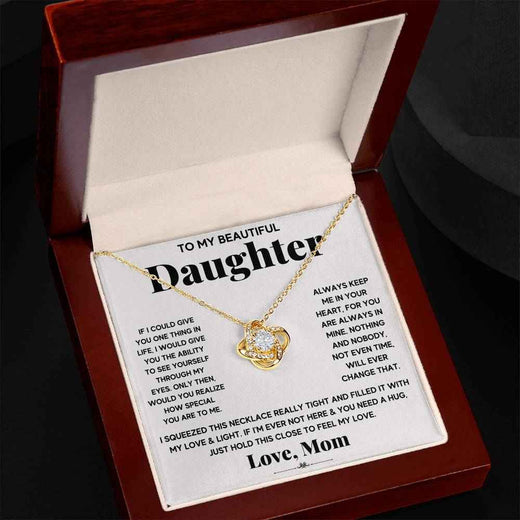 Love Knot Necklace for Daughter - A Symbol of Unbreakable Bond